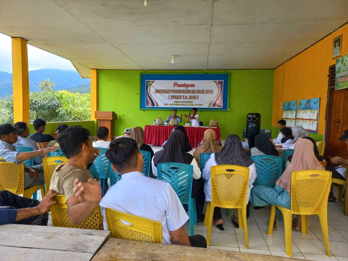 Penetapan APBDes tahun Anggaran 2026